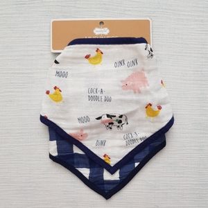 🍭 3/$20 🍭 Mud Pie Bandana Bibs